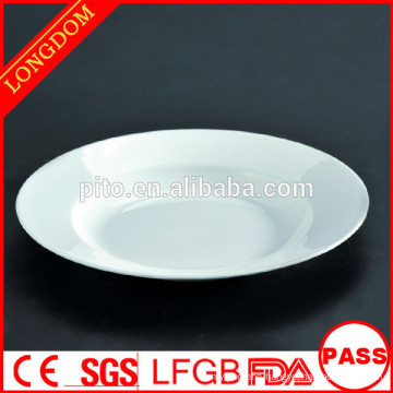 P&T ceramics factory durable dinnerware, restaurant hotels deep plates